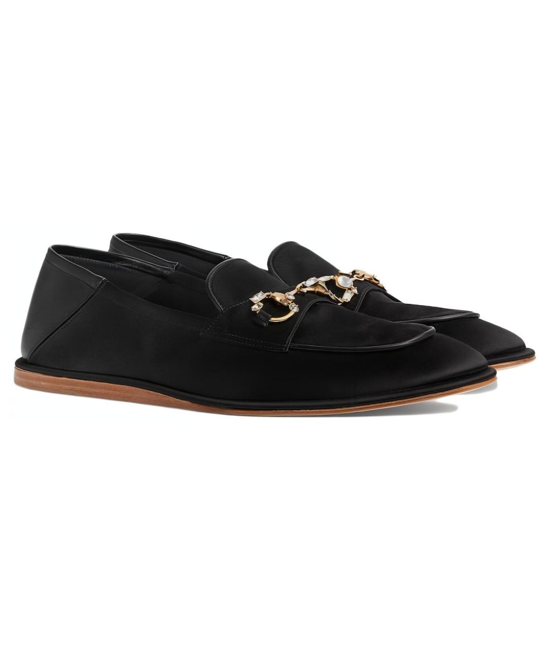 GUCCI Черные лоферы, фото 3