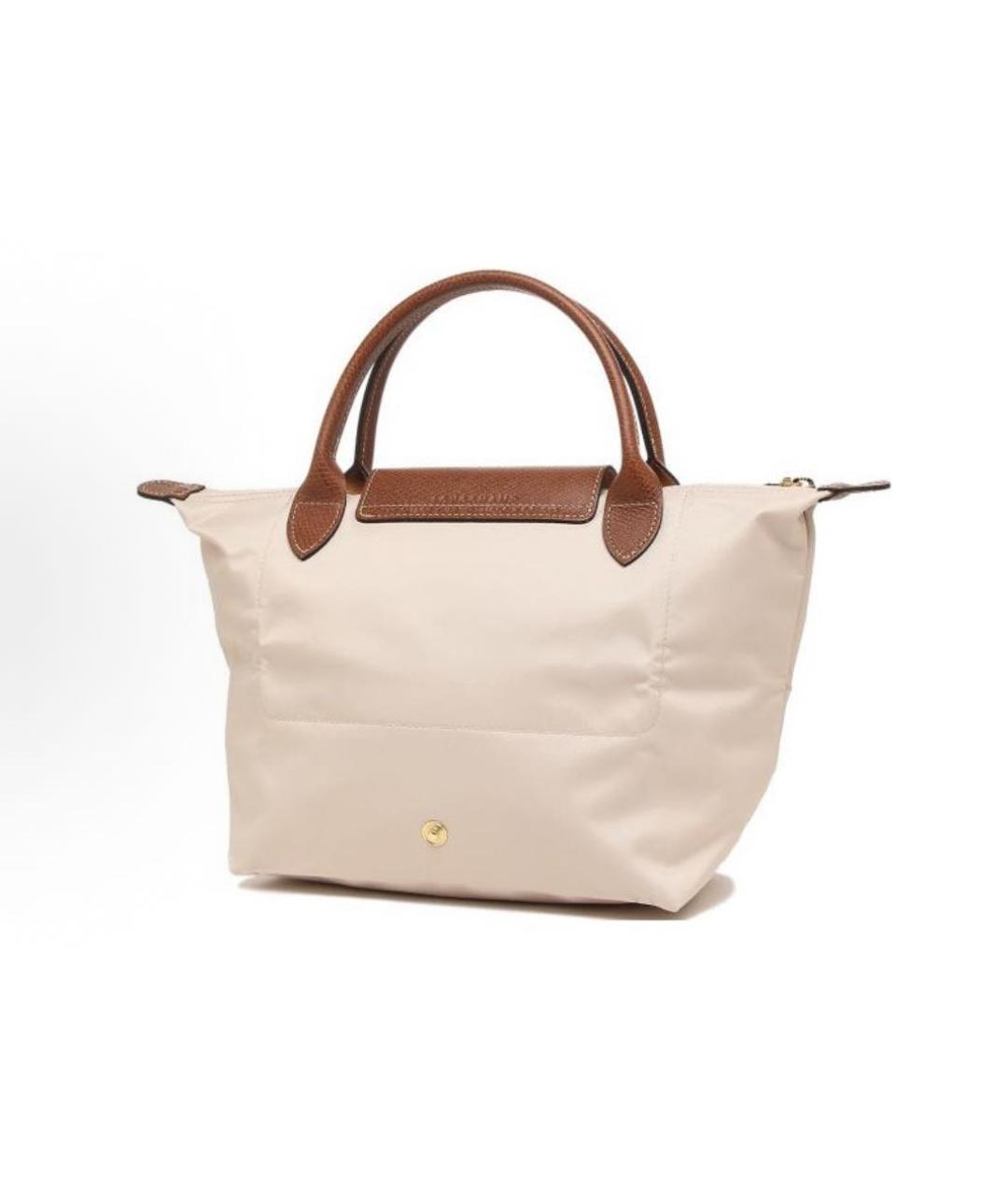 LONGCHAMP Бежевая сумка с короткими ручками, фото 2