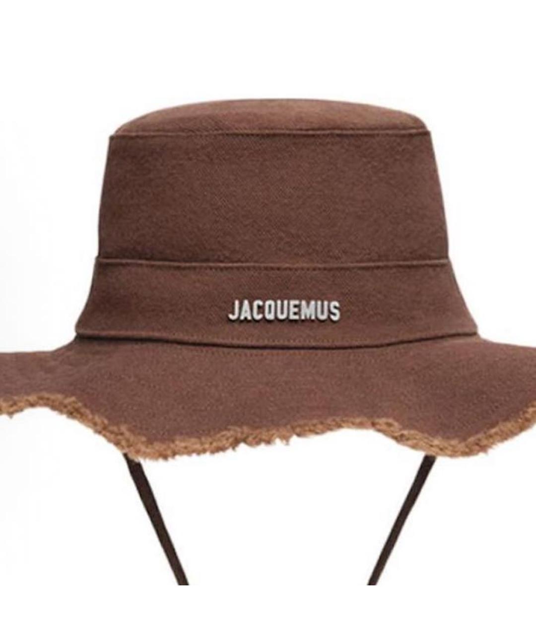JACQUEMUS Коричневая панама, фото 2