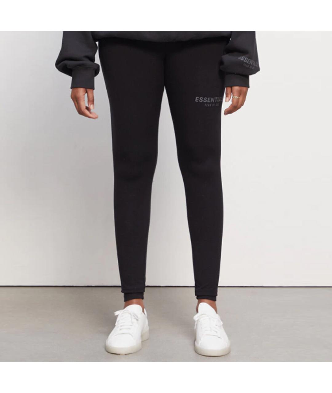 FEAR OF GOD ESSENTIALS Черные прямые брюки, фото 2