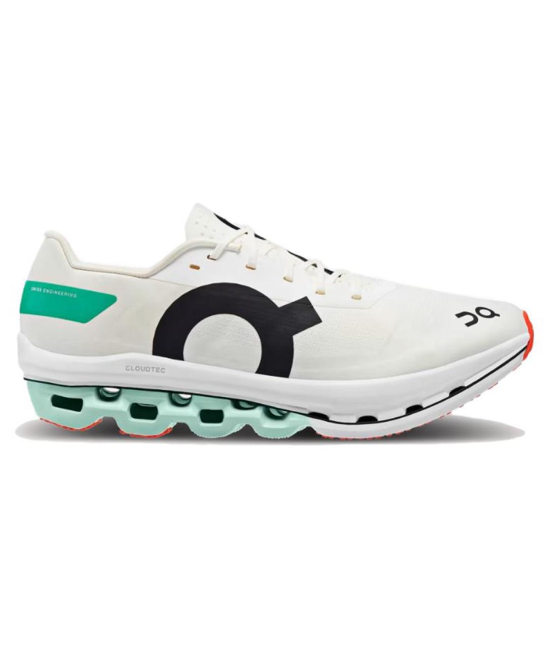 ON Белые текстильные низкие кроссовки / кеды, фото 1