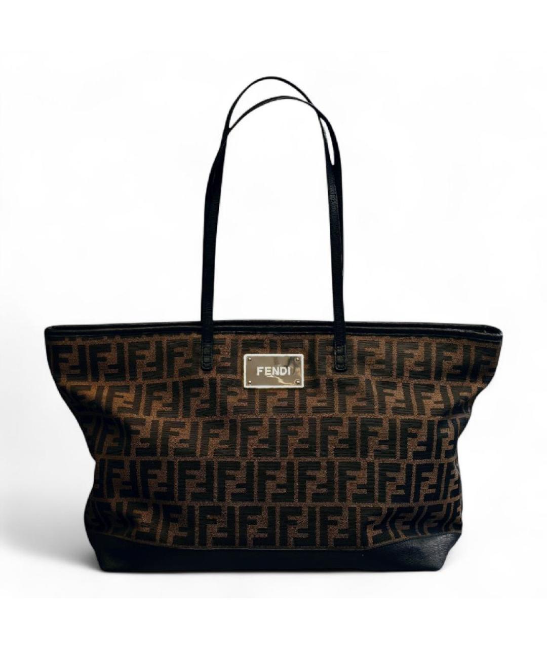 FENDI Коричневая сумка тоут, фото 10