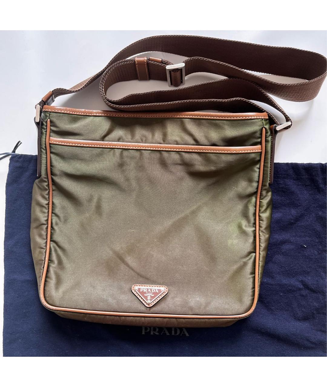 PRADA Зеленая сумка на плечо, фото 9