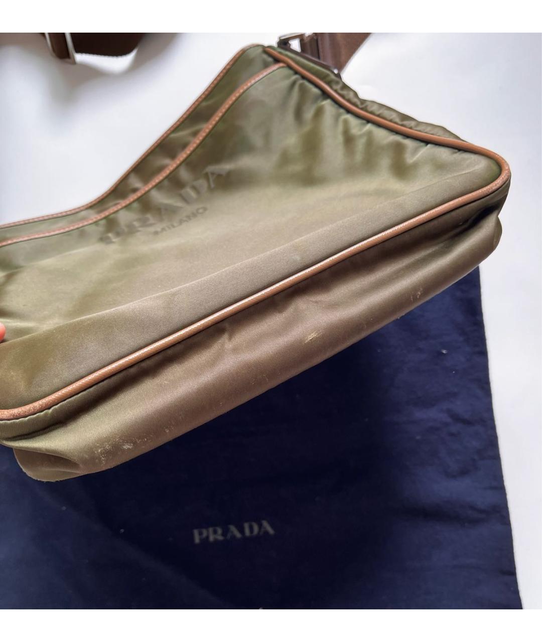 PRADA Зеленая сумка на плечо, фото 3