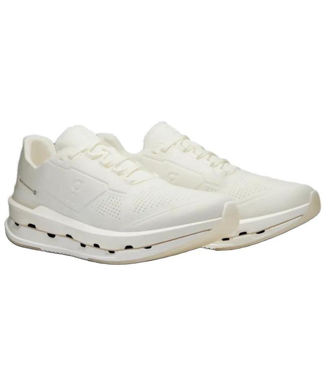 ON Белые текстильные низкие кроссовки / кеды, фото 3