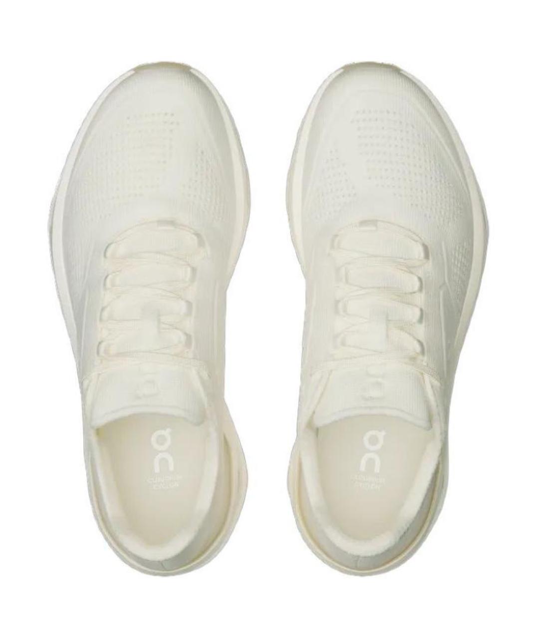 ON Белые текстильные низкие кроссовки / кеды, фото 5