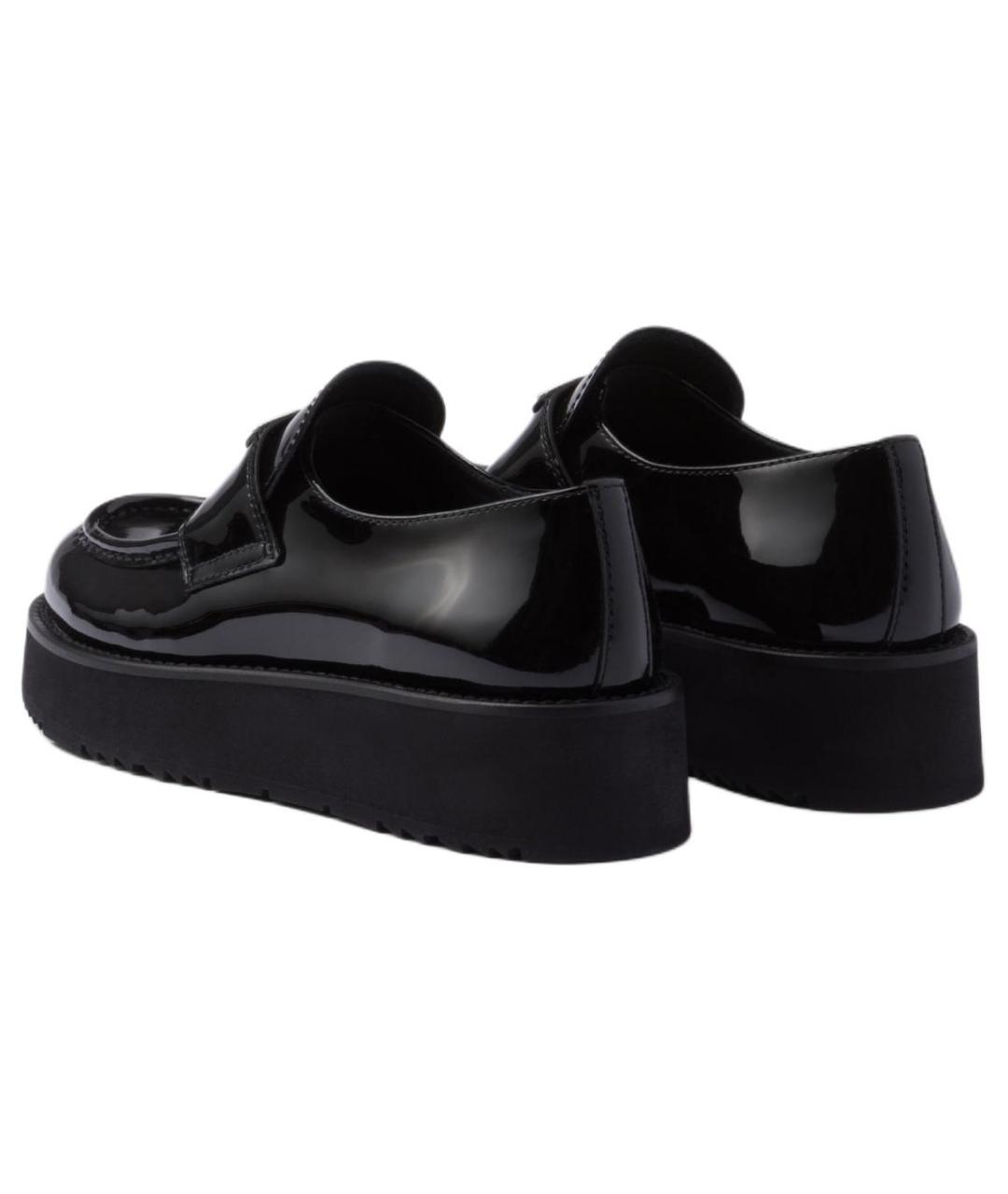 PRADA Черные кожаные лоферы, фото 6