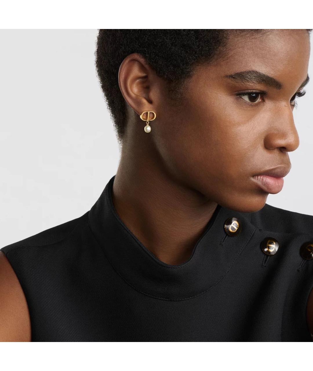 CHRISTIAN DIOR Золотые серьги, фото 2