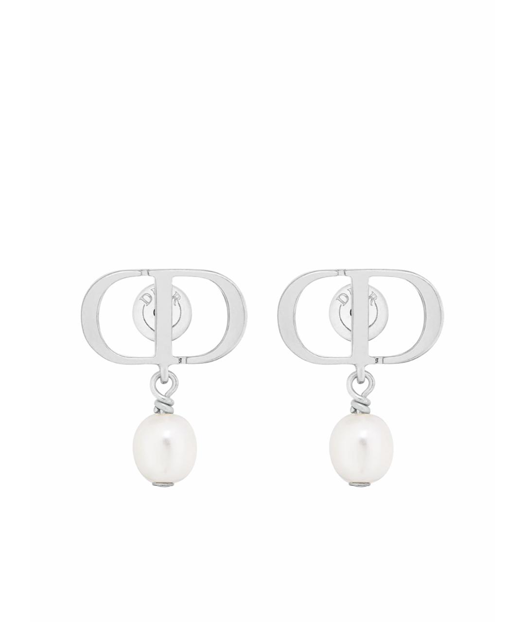 CHRISTIAN DIOR Серебряные жемчужные серьги, фото 1