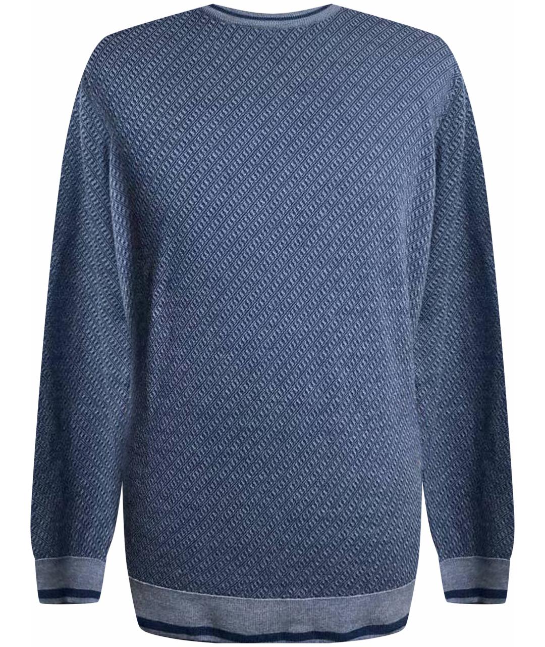 CANALI Голубой шерстяной джемпер / свитер, фото 1