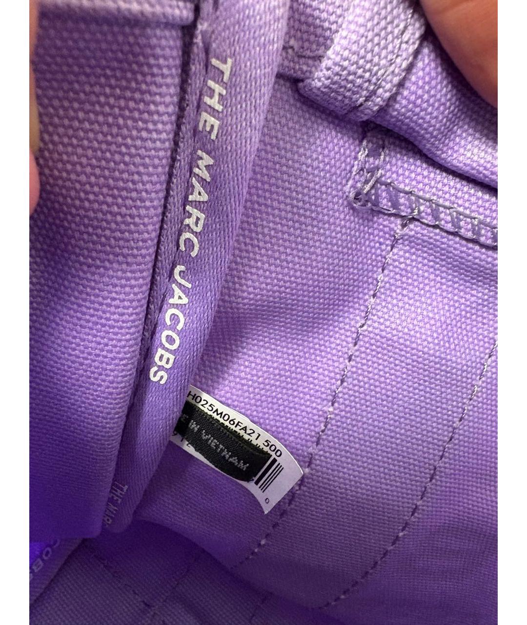 MARC JACOBS Фиолетовая сумка тоут, фото 6