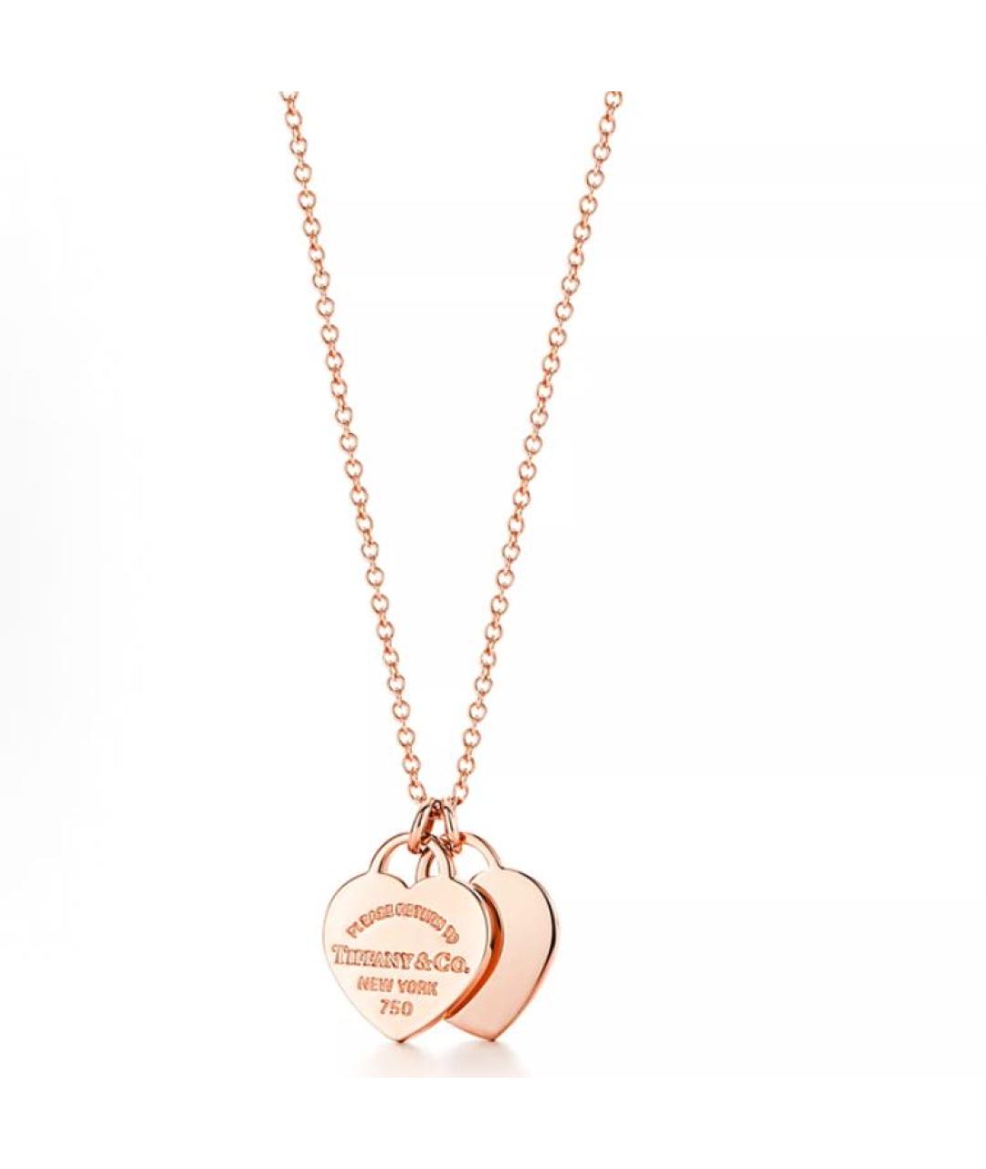 TIFFANY&CO Розовая подвеска из розового золота, фото 1