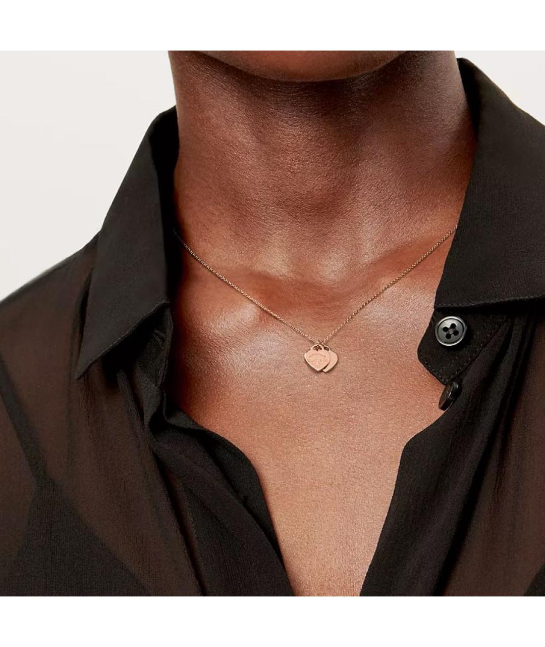 TIFFANY&CO Розовая подвеска из розового золота, фото 3