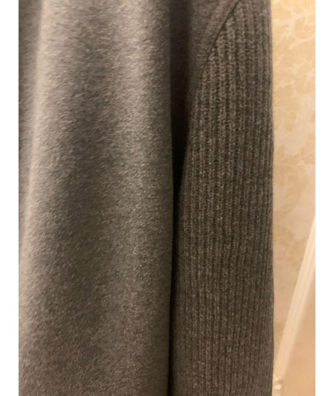 BRUNELLO CUCINELLI Серая хлопковая спортивная куртка, фото 5