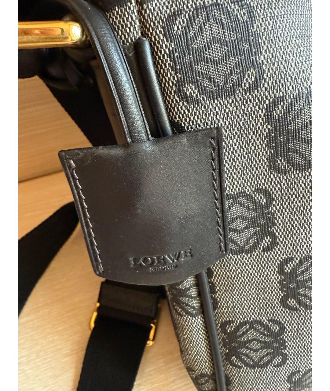 LOEWE Серая сумка через плечо, фото 5