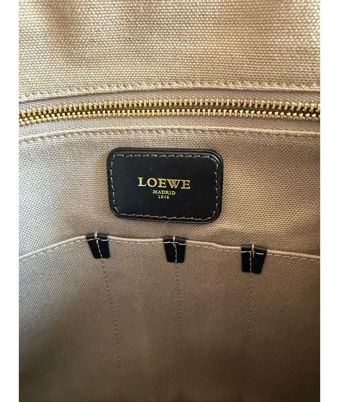 LOEWE Серая сумка через плечо, фото 4