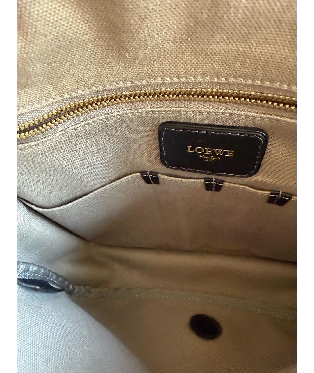 LOEWE Серая сумка через плечо, фото 6