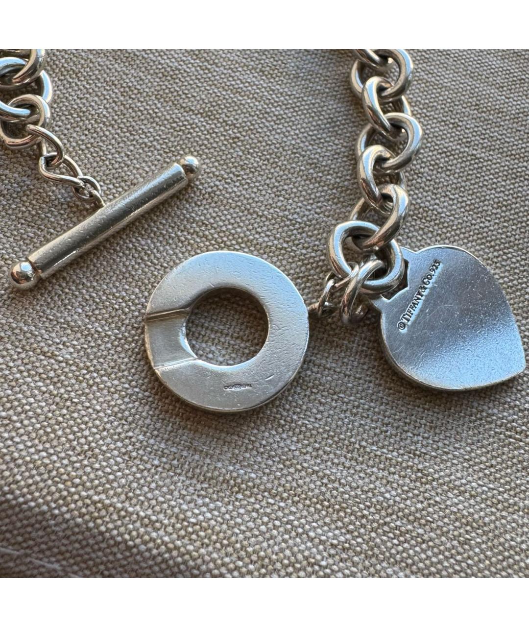 TIFFANY&CO Серебрянный серебряный браслет, фото 5