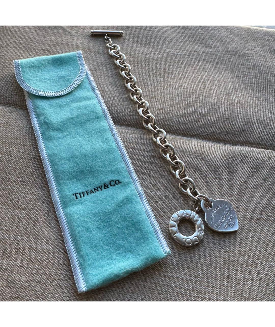 TIFFANY&CO Серебрянный серебряный браслет, фото 7