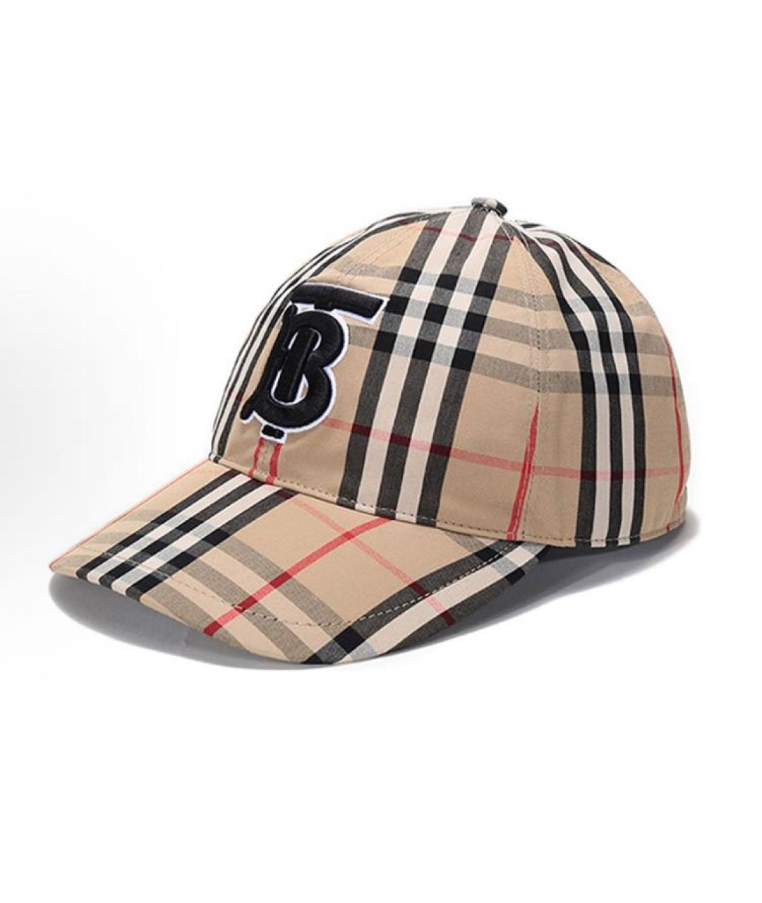 BURBERRY Коричневая хлопковая кепка, фото 5