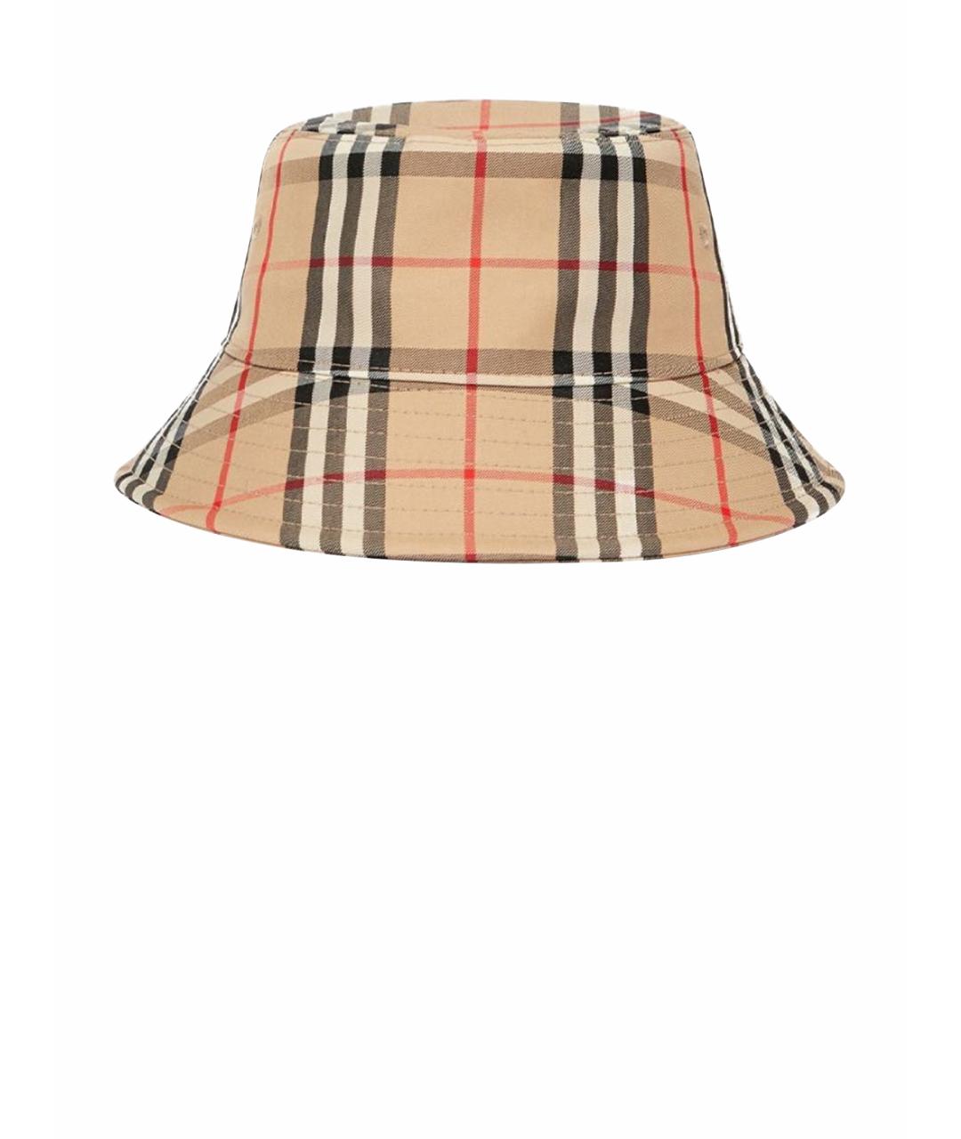 BURBERRY Коричневая хлопковая панама, фото 1