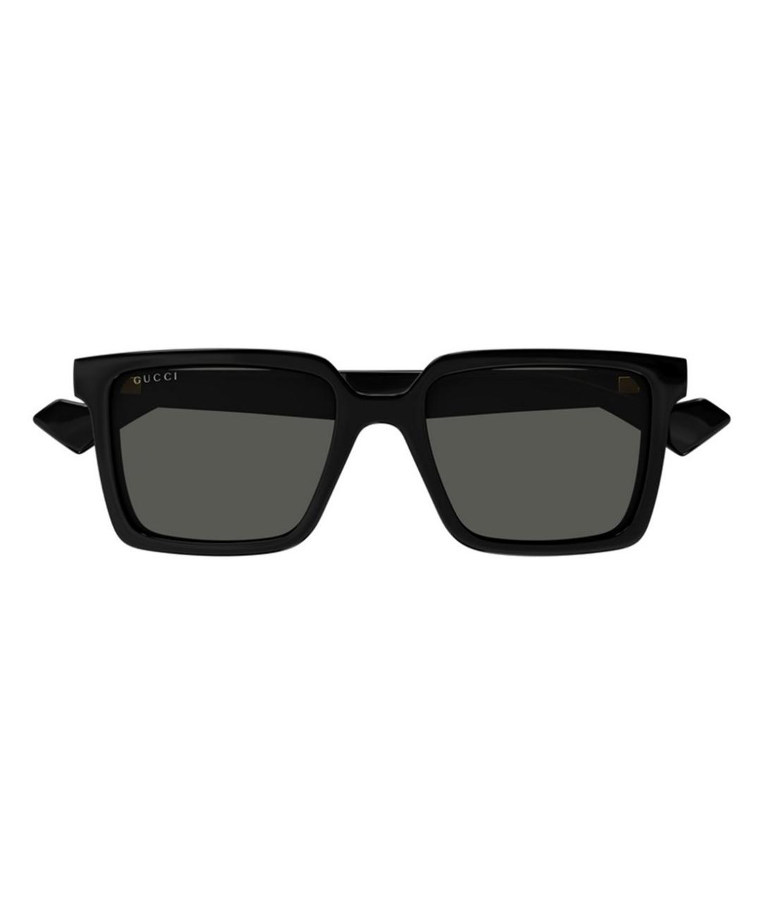 GUCCI Черные пластиковые солнцезащитные очки, фото 2