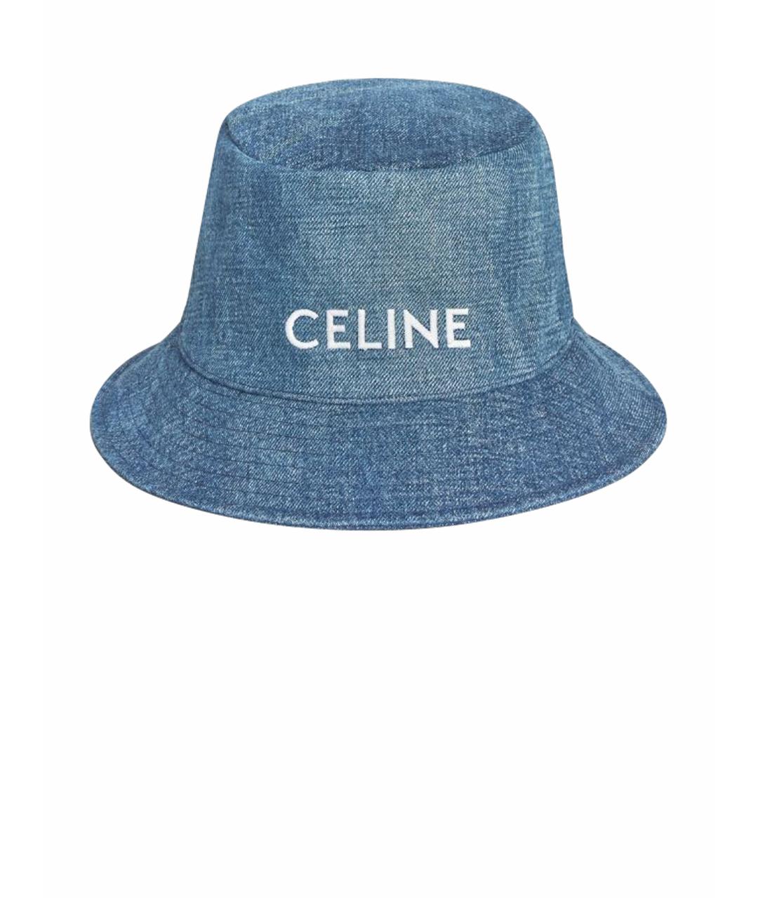 CELINE Синяя хлопковая панама, фото 1