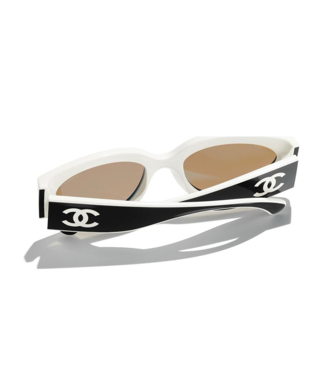 CHANEL Черные пластиковые солнцезащитные очки, фото 2