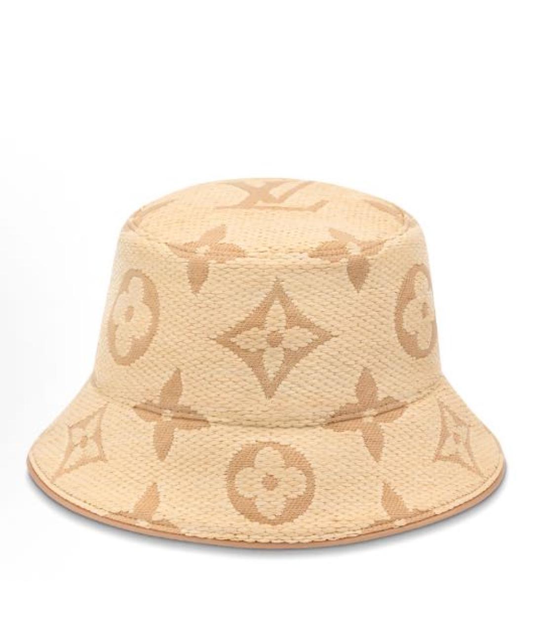 LOUIS VUITTON Бежевая хлопковая панама, фото 3
