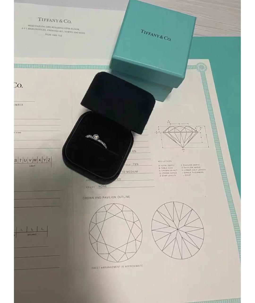 TIFFANY&CO Платиновое кольцо, фото 2