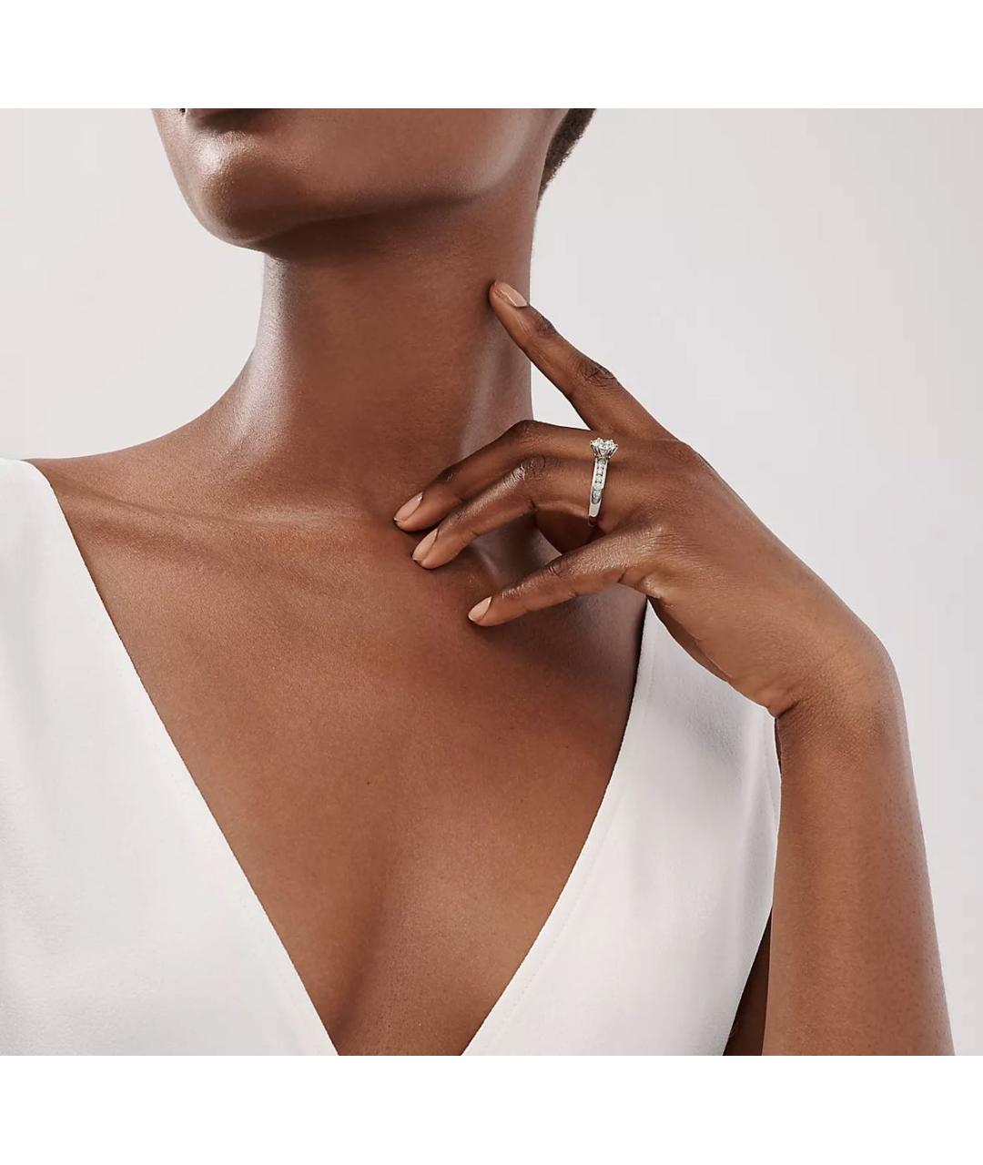 TIFFANY&CO Платиновое кольцо, фото 5