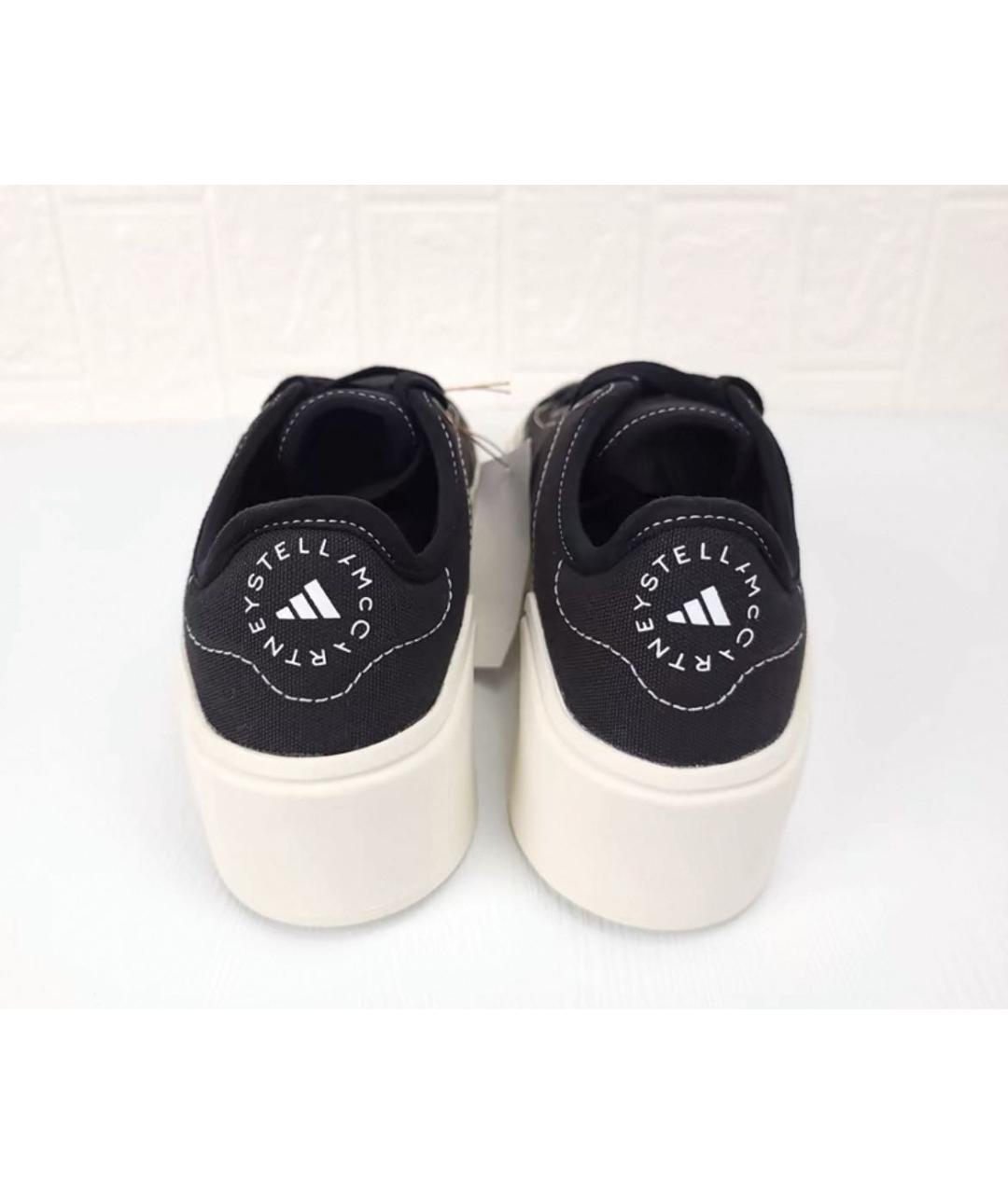 ADIDAS BY STELLA MCCARTNEY Черные текстильные кеды, фото 7