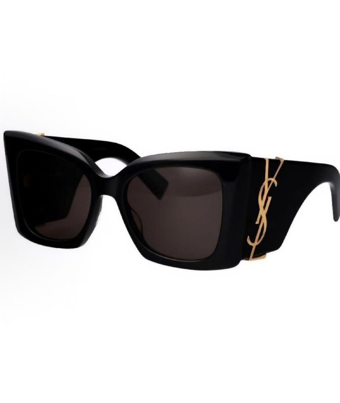 SAINT LAURENT Черные солнцезащитные очки, фото 4