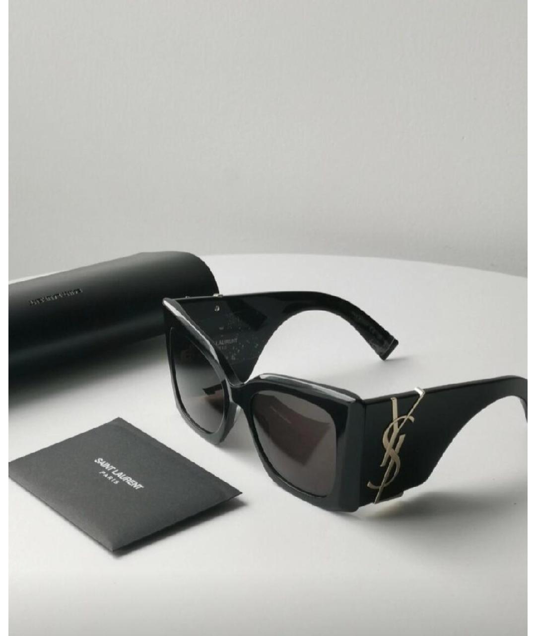 SAINT LAURENT Черные солнцезащитные очки, фото 7