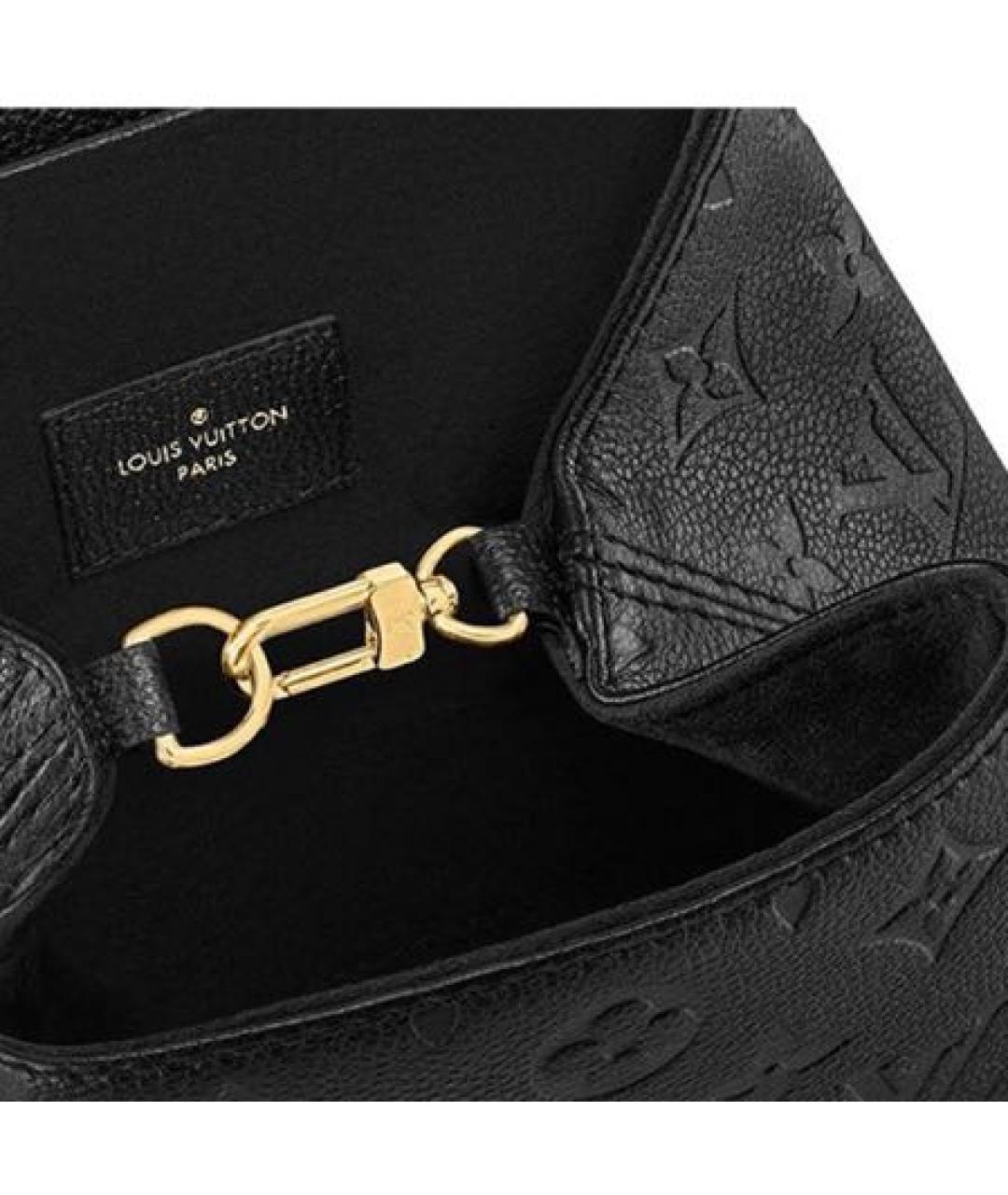 LOUIS VUITTON Черный кожаный рюкзак, фото 4