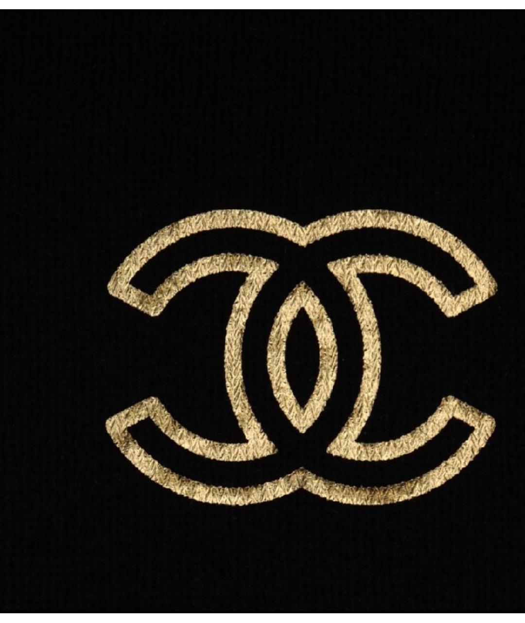 CHANEL Черная шапка, фото 3