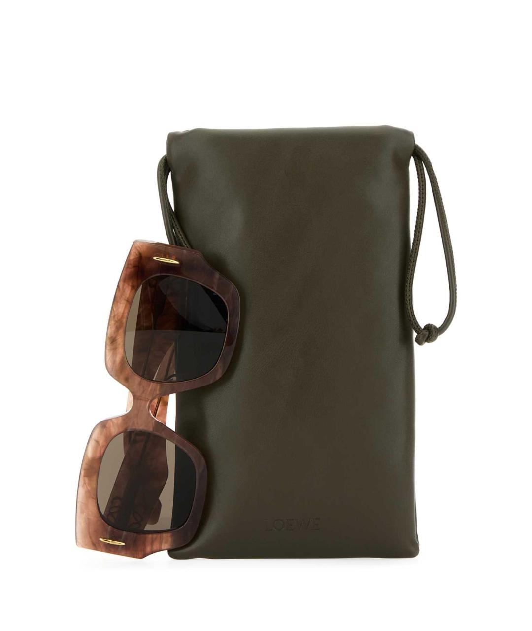 LOEWE Коричневые солнцезащитные очки, фото 3