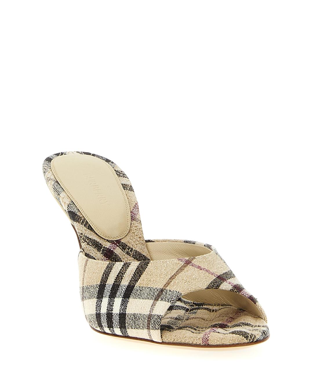 BURBERRY Бежевые туфли, фото 2