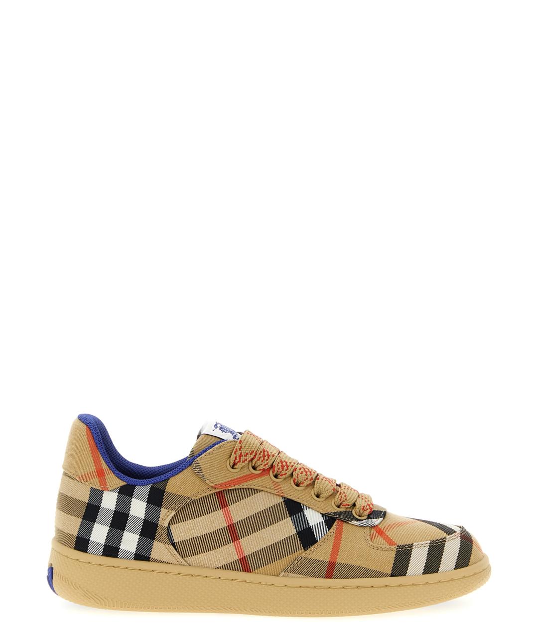 BURBERRY Бежевые кеды, фото 1