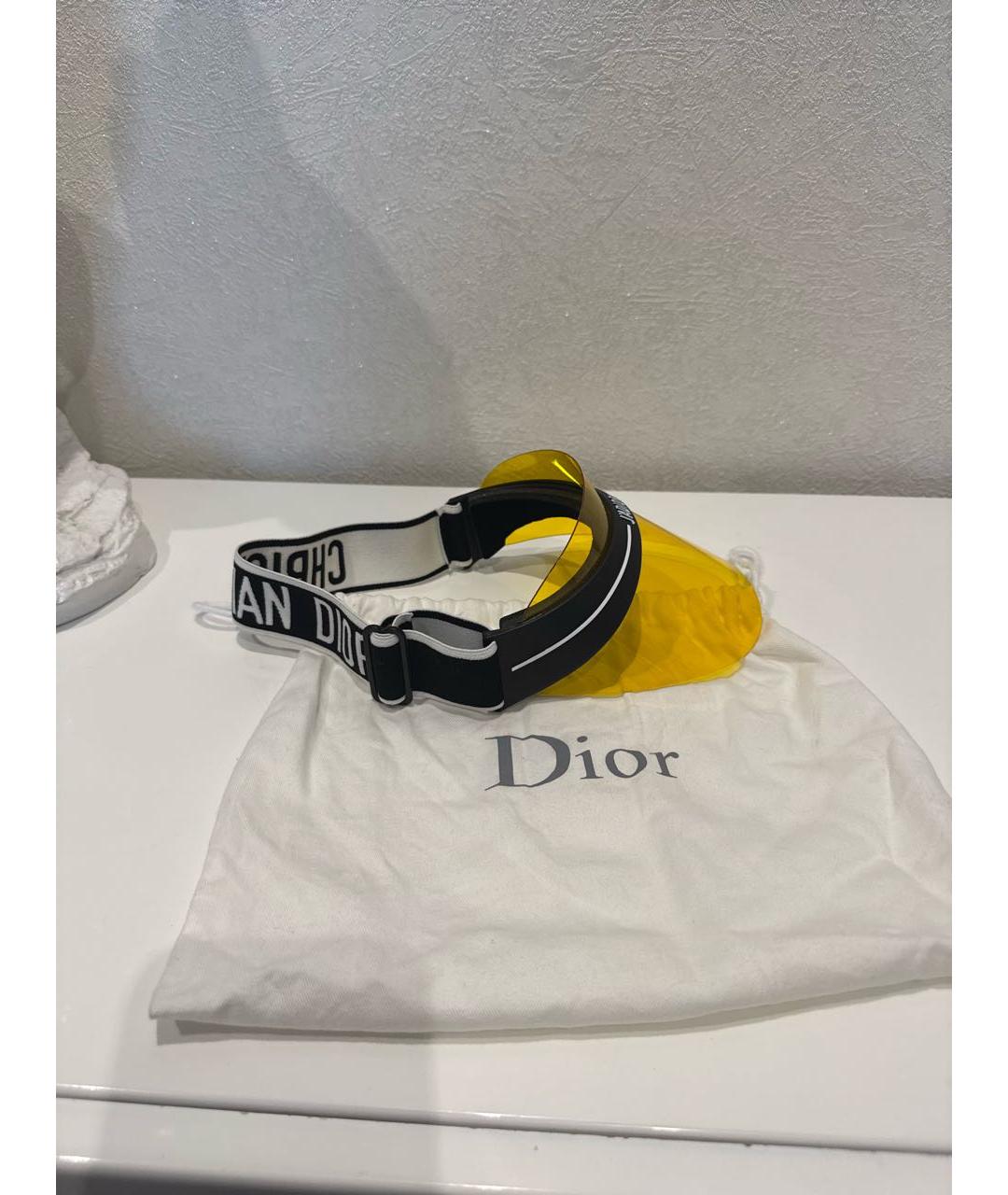 CHRISTIAN DIOR Желтая кепка, фото 2