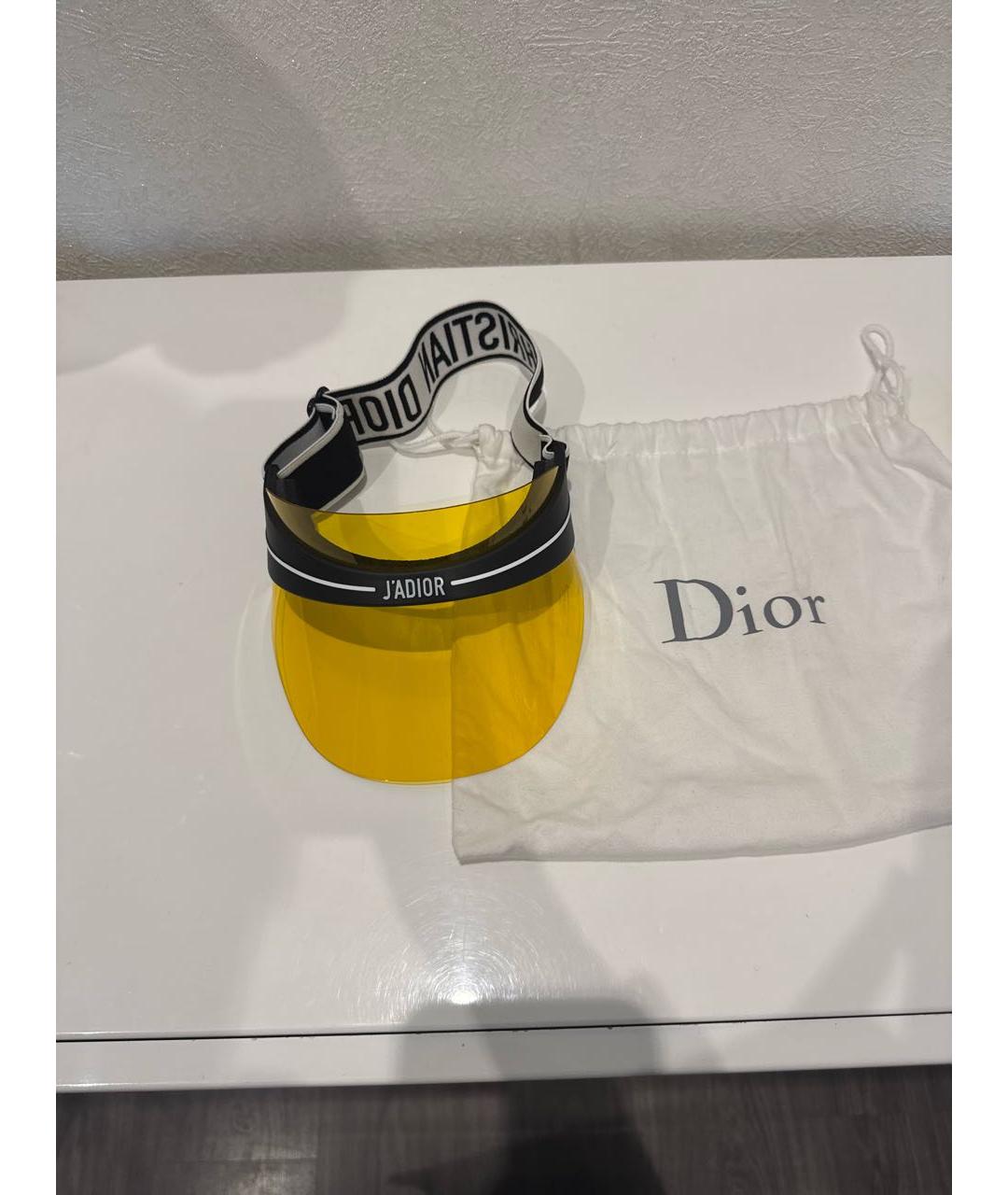CHRISTIAN DIOR Желтая кепка, фото 4