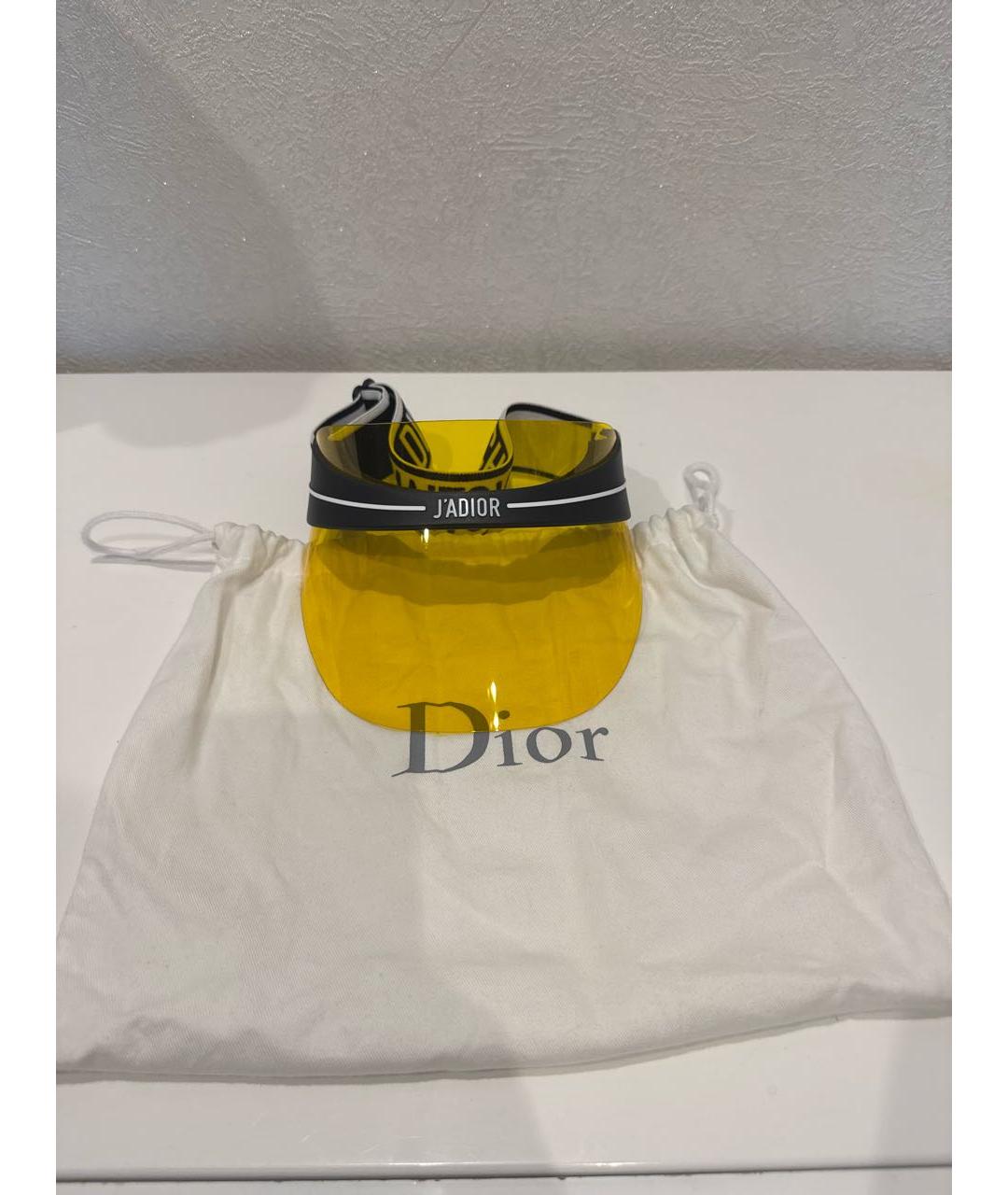 CHRISTIAN DIOR Желтая кепка, фото 5