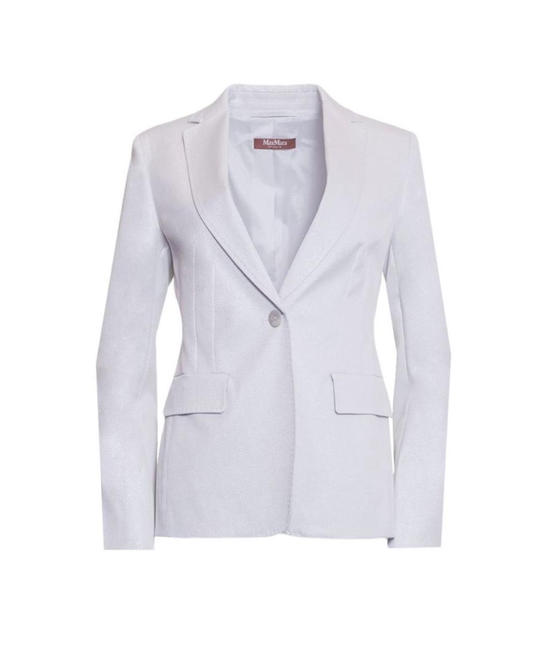 MAX MARA Серый хлопковый костюм с брюками, фото 9
