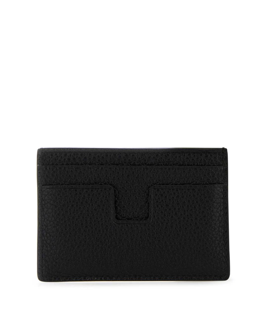 TOM FORD Черный кожаный кошелек, фото 3