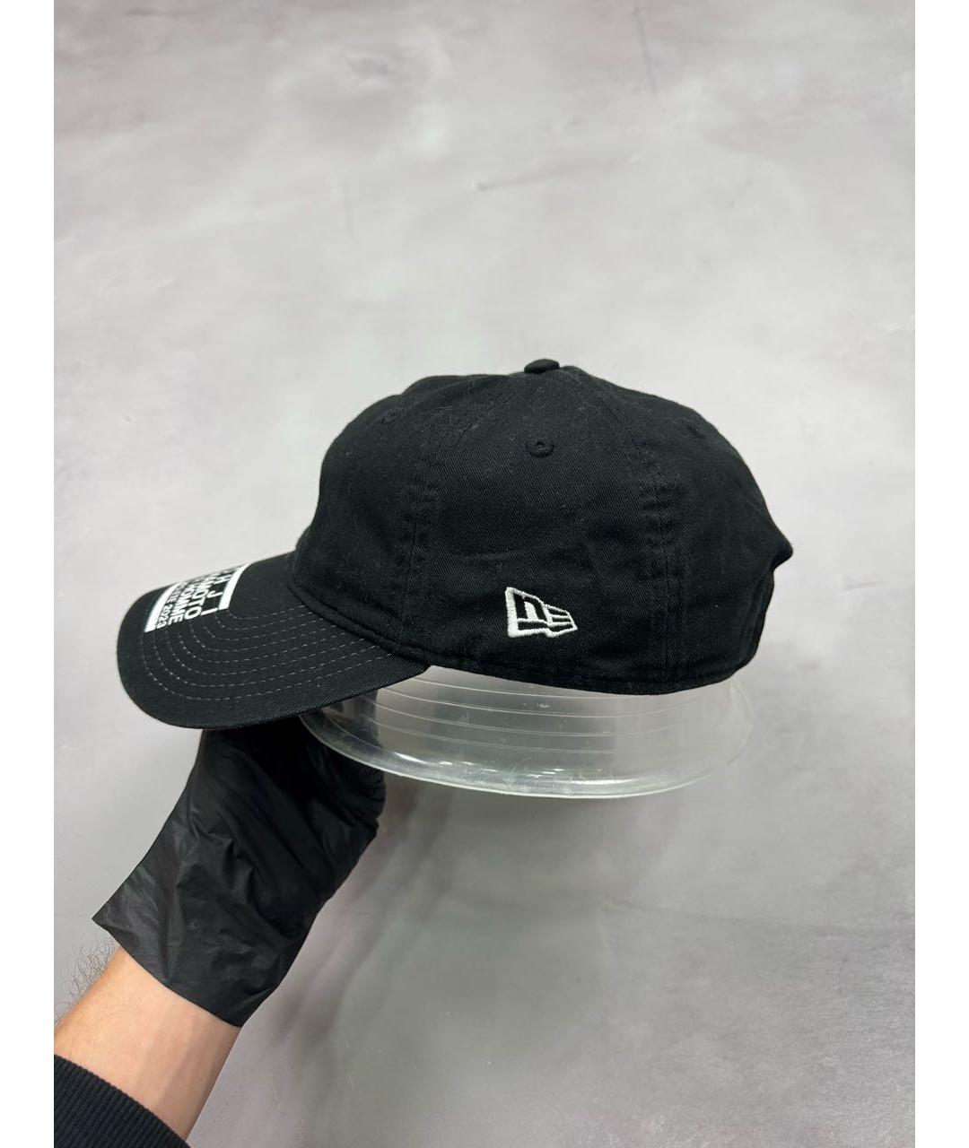 YOHJI YAMAMOTO Черная хлопковая кепка/бейсболка, фото 4