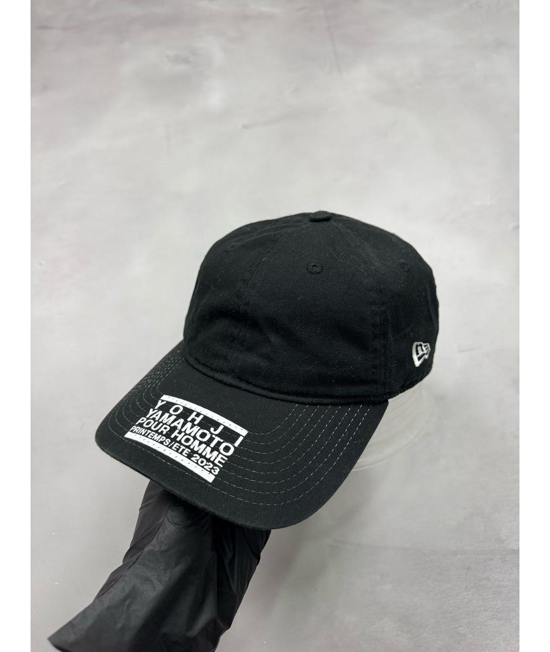 YOHJI YAMAMOTO Черная хлопковая кепка/бейсболка, фото 9