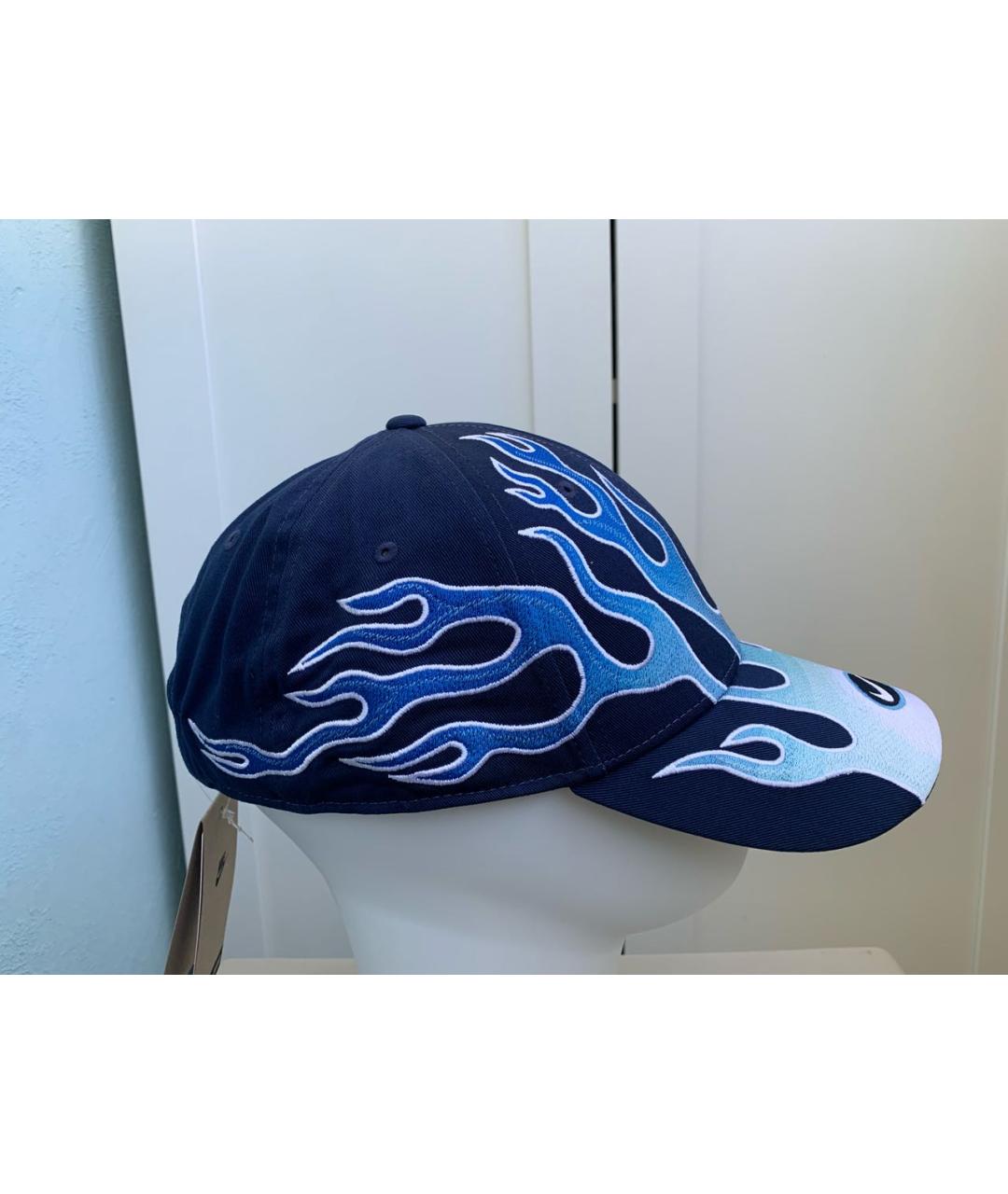 NIKE Синяя хлопковая кепка/бейсболка, фото 2