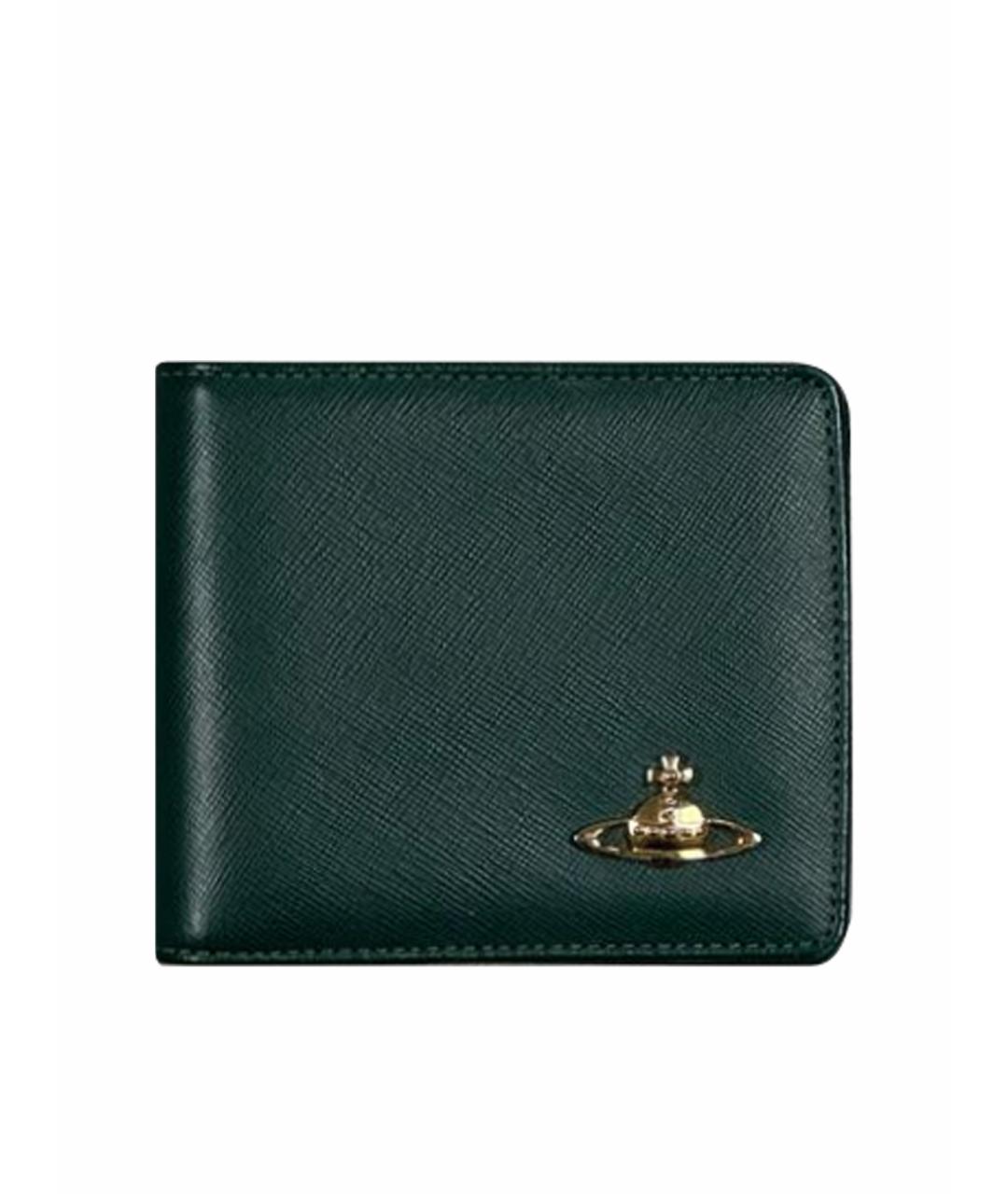 VIVIENNE WESTWOOD Зеленый кошелек из искусственной кожи, фото 1