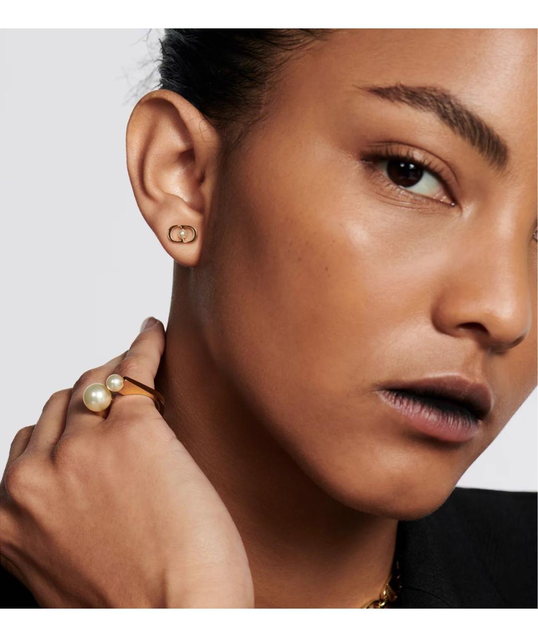 CHRISTIAN DIOR Золотые серьги, фото 2