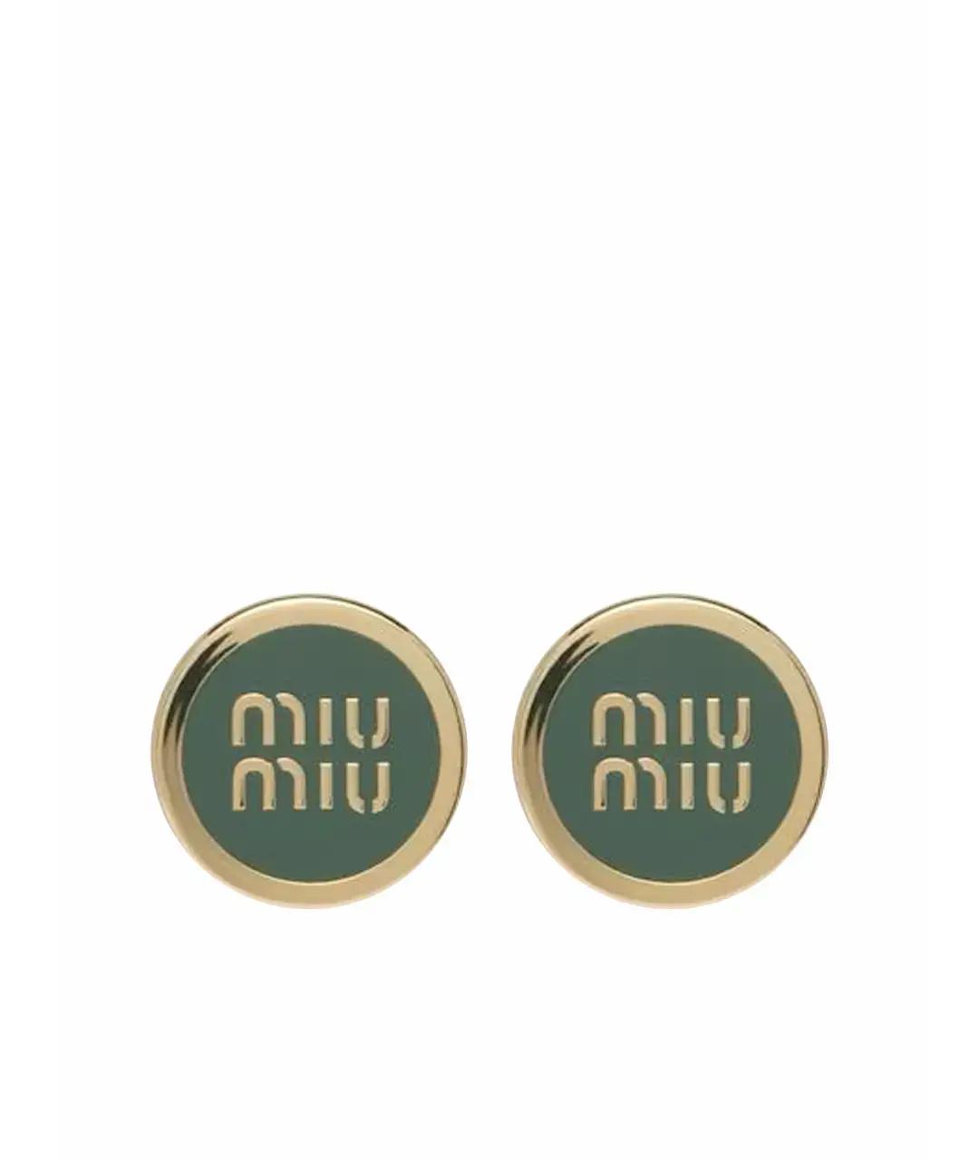 MIU MIU Металлические серьги, фото 1